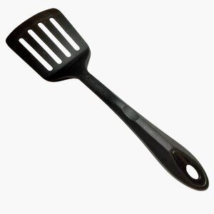 Coghlans Black Spatula Set Heat Resistant Nylon Non Stick Utensil